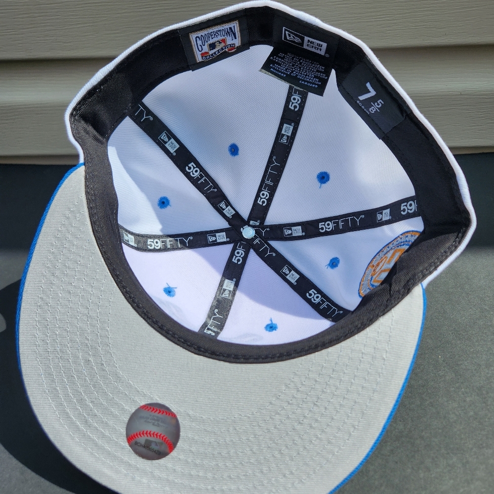 New Era LA ANGELES FITTED 7 5/8 Hat Match Air Jordan 3 wizards - Picture 5 of 5